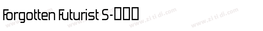 Forgotten Futurist S字体转换